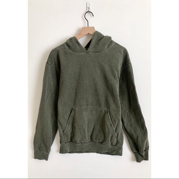 TALENTLESS Tops - Talentless Core Heavyweight Cotton Fleece Oversized Hoodie Green Unisex Size M